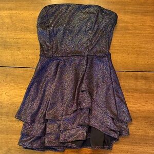 Windsor Strapless Glitter Dress